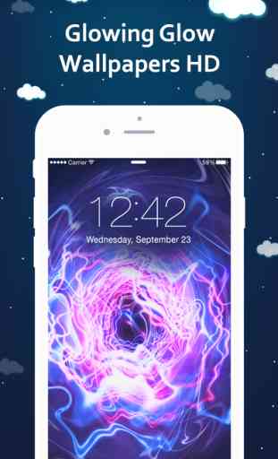 Live Glow Wallpapers & Backgrounds for Live Photos, Radiant lights, Fire Arts Images & Lock Screen Themes 1