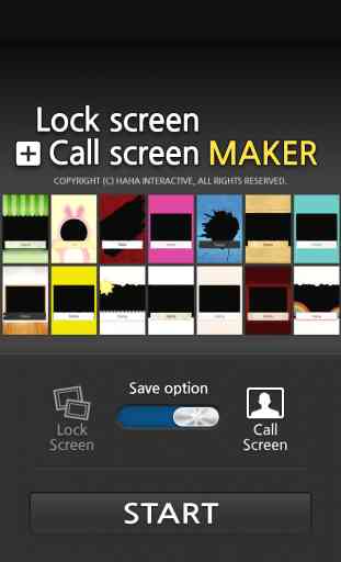 Lock Screen + Call Screen Maker * Create beautiful wallpapers and contact photos 1