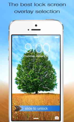 Lock Screen Slider Overlay Wallpapers Pro - Custom Slide to Unlock Background Overlay Themes for iOS 7 Home Screen 2