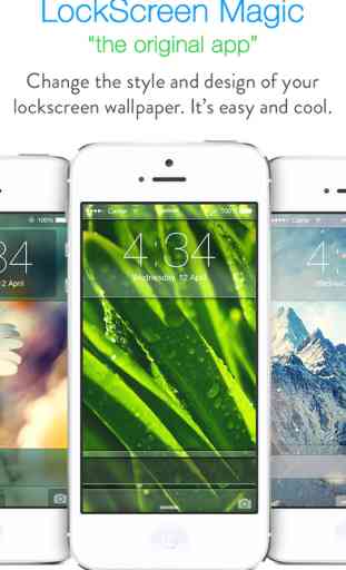 LockScreen Magic for iOS8 : Custom Themes, Backgrounds and Wallpapers for Lock Screen 1