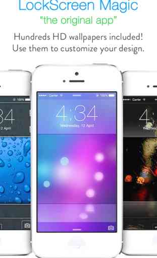 LockScreen Magic for iOS8 : Custom Themes, Backgrounds and Wallpapers for Lock Screen 3