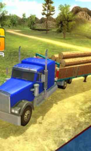 Logging Truck Simulator 3D – A PRO 18 Wheeler Transporter Truck Driver Simulation 1