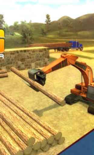Logging Truck Simulator 3D – A PRO 18 Wheeler Transporter Truck Driver Simulation 3