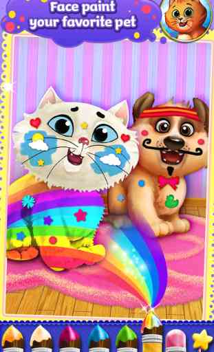 Kitty & Puppy Paint Time - Little Painters Party 1