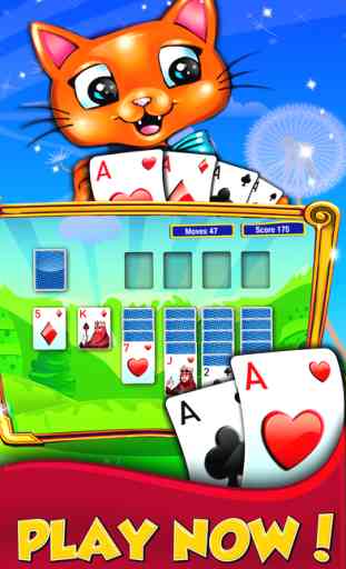 Klondike Solitaire – spades plus hearts classic card game 3