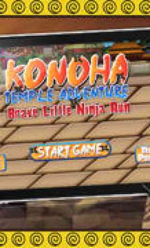 Konoha Temple Adventure - Brave Little Ninja Run 3