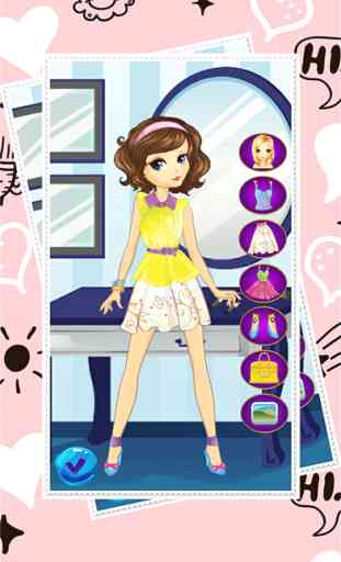 Lady Popular Fashion Dress Up Star Girl Beauty Game 3