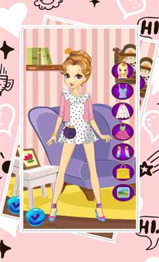 Lady Popular Fashion Dress Up Star Girl Beauty Game 4