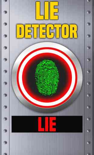 Lie Detector Fingerprint Scanner Truth or Lying Touch Test HD + 3