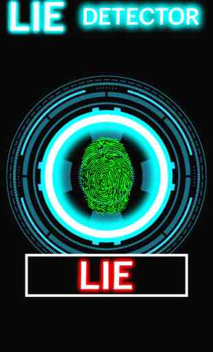 Lie Detector Fingerprint Test Truth or Lying Touch Scanner HD + 2