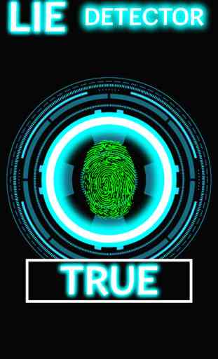 Lie Detector Fingerprint Test Truth or Lying Touch Scanner HD + 3