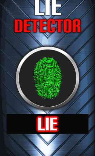 Lie Detector Fingerprint Truth or Lying Scanner Touch Test HD + 2