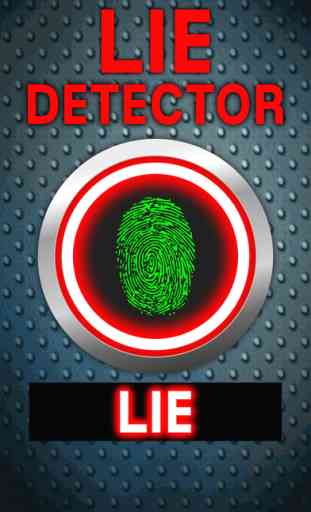 Lie Detector Fingerprint Truth or Lying Touch Test Scanner + HD 1