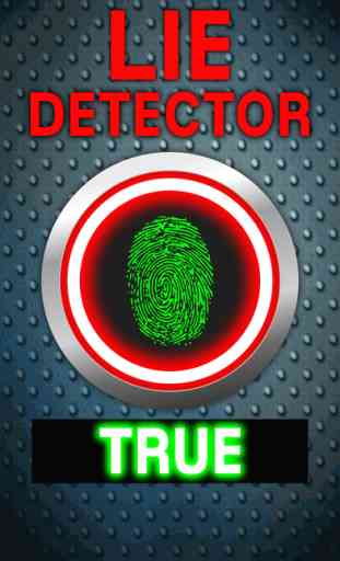 Lie Detector Fingerprint Truth or Lying Touch Test Scanner + HD 2