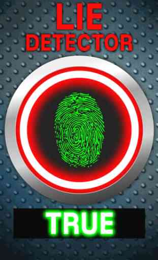 Lie Detector Fingerprint Truth or Lying Touch Test Scanner + HD 4