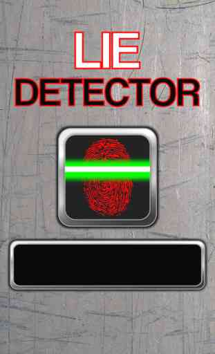 Lie Detector Scanner - Fingerprint Truth or Lying Touch Test HD + 1