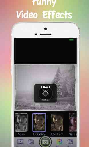 Live Video Effects Free - univision videos filters OnCamera Video editors 4