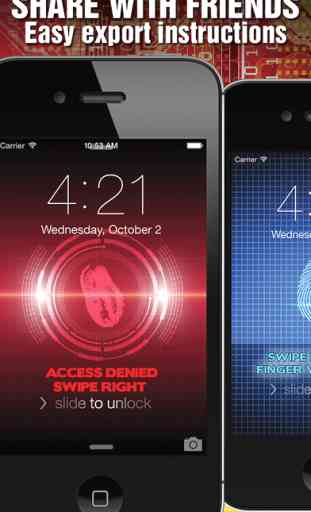 Lock Screen Fingerprint Illusion Wallpapers: iOS 8 Edition 4