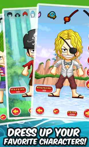 Luffy Manga Dress-Up Games - Anime Characters Creator One Piece Edition 2