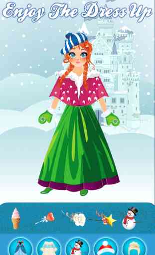 Magic Snow Queen Ice Princess Fashion Castle Game - Free Girls Edition 3