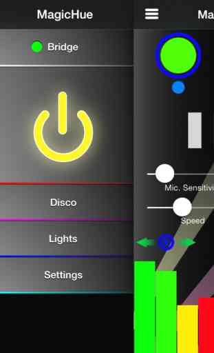 MagicHue the disco effect and color fading app for Philips hue 1
