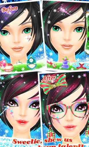 Make Up Me: Christmas - Girls Makeup, Dressup and Makeover Games 4