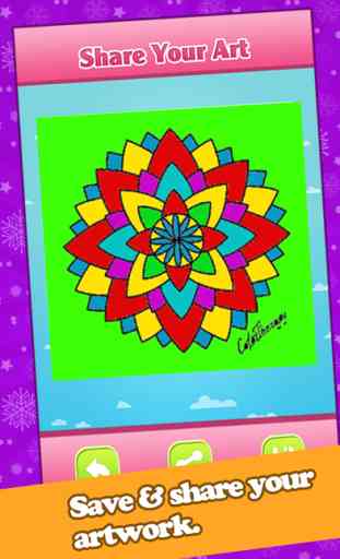 Mandala Coloring Pages For Shading Flowers Fantasy 3