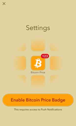 Bitcoin Price - Live price updates on app icon badge and Watch 3