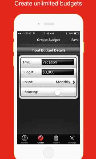 Budget Saved - Personal Finance and Money Management Mobile Bank Account Saving App 4