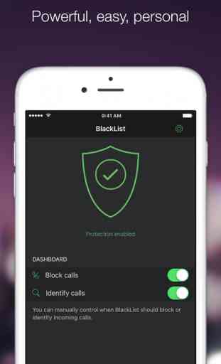 BlackList - premium caller ID and call blocker 2