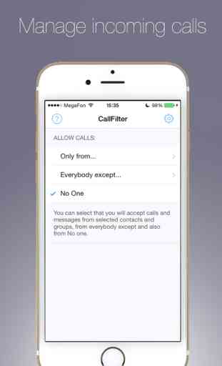 Call Filter - reject unwanted calls 3