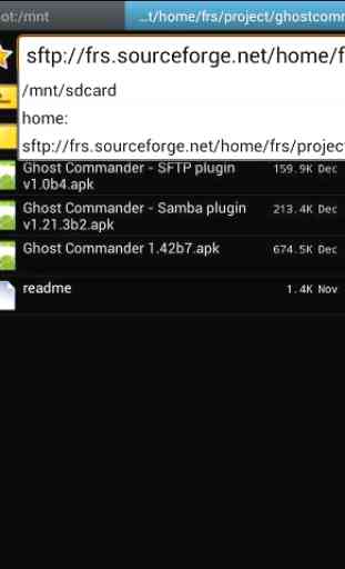 SFTP plugin to Ghost Commander 1