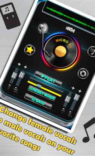 Micro DJ Free - Party music audio effects and mp3 songs editing 4