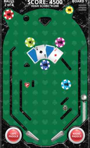 Mini Pinball Poker Free - Fun Action Casino Themed Game With 4 of A Kind Card Bonus 2