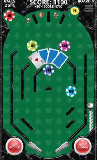 Mini Pinball Poker Free - Fun Action Casino Themed Game With 4 of A Kind Card Bonus 4