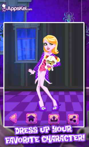Monster Girls Pajama Sleepover Dress Up : PJ Party Games for Kids Free 3