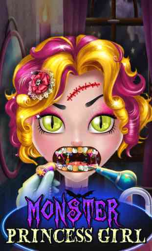 Monster Princess Girl Dentist - The High Dolls Dental Salon Games HD 1