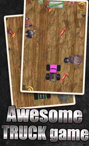 Monster Truck Rider Jam on the Mine Field Dune City 3D PRO - FREE Game 2