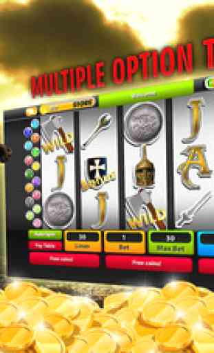 Medieval slot machine-Ancient casino war spins 1