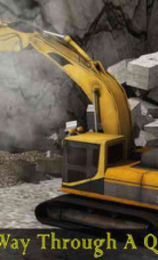Mega Construction Mountain Drill Crane Operator 3D Game 1