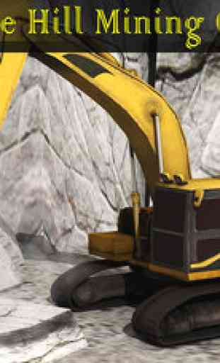 Mega Construction Mountain Drill Crane Operator 3D Game 2