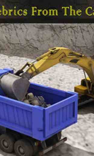 Mega Construction Mountain Drill Crane Operator 3D Game 4