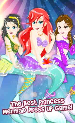 Mermaid Princess DressUp Salon Free Game For Girls 1