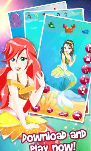 Mermaid Princess DressUp Salon Free Game For Girls 3