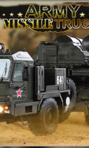 Military Missile Launcher Truck - Desert battle 3D Action Game 1