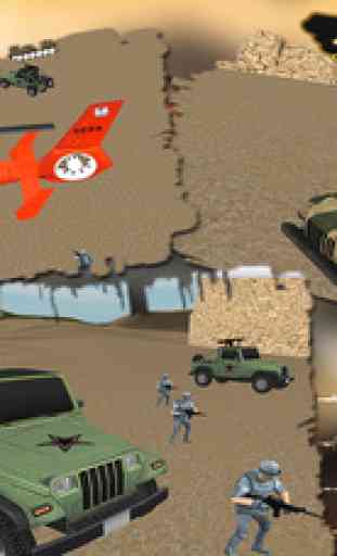 Military Missile Launcher Truck - Desert battle 3D Action Game 3
