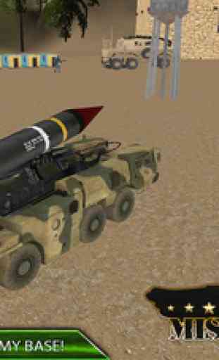 Military Missile Launcher Truck - Desert battle 3D Action Game 4