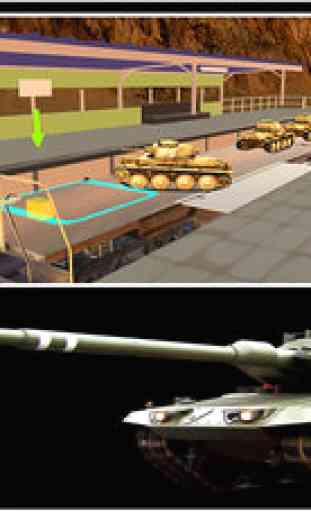 Military Tank Transport Train 3