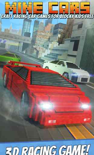 Mine Cars - Super Fast Car City Racing Games 1