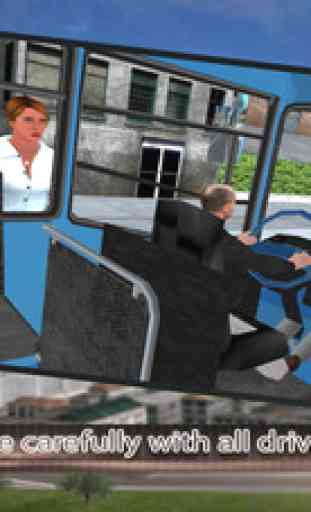 Modern city bus driver 3d : free simulation game 1